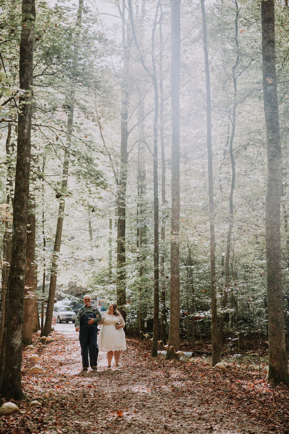 The Bible Sam carried in lieu of a bouquet was a childhood gift to her mother from her grandfather. -
